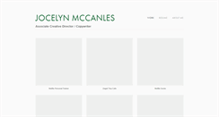 Desktop Screenshot of jocelynmccanles.com